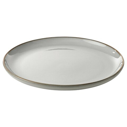IKEA GLADELIG  (ИКЕА ГЛАДЕЛИГ)  -  Тарелка - серый 25 см