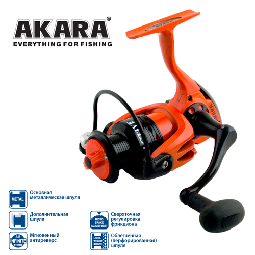 Катушка безынерционная Akara Active AF3000 4+1bb