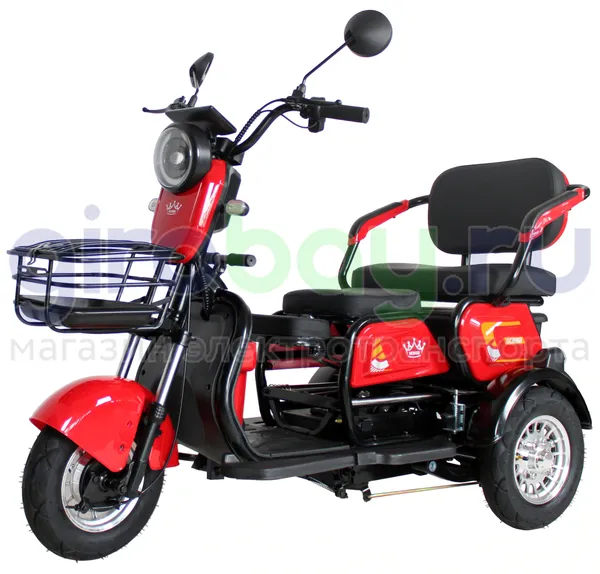 Электроскутер IKINGI SIBTRIKE 1000W (60V/25Ah) - Красный фото №1