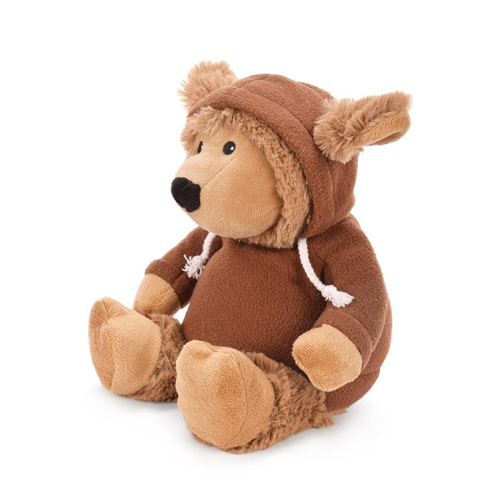 Игрушка-грелка Овечка в худи коричневая 25см.