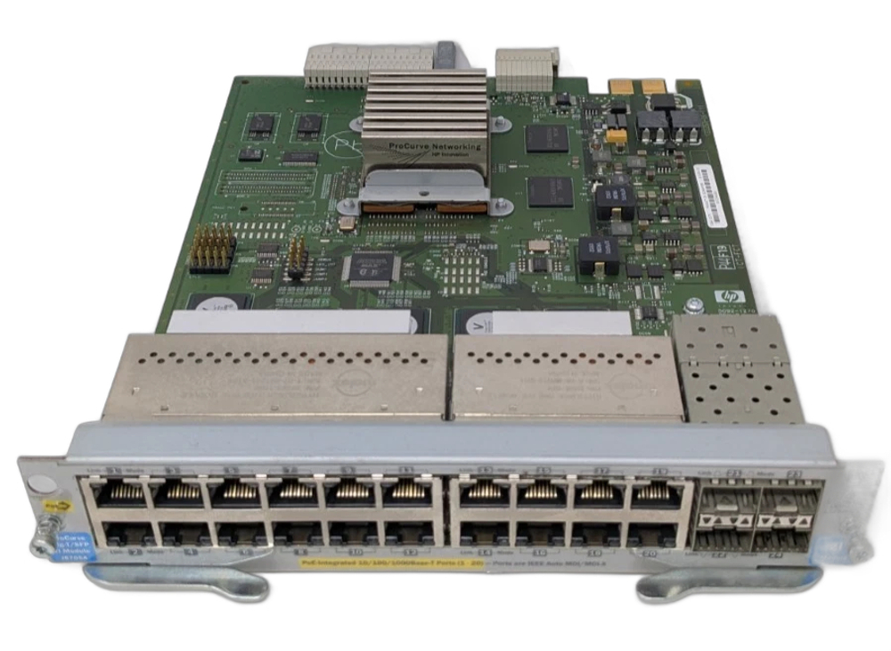 Модуль коммутатора HP Procurve J8705A 24-Port 20x Gig-T(RJ45)/ 4 x SFP PoE Zl Gigabit Module for 5400zl Switch 5070-2134
