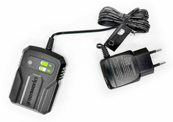 Зарядное устройство GREENWORKS G24UC2 24В,2Ач,2 Ач=60мин/4 Ач=160 мин (2946207)