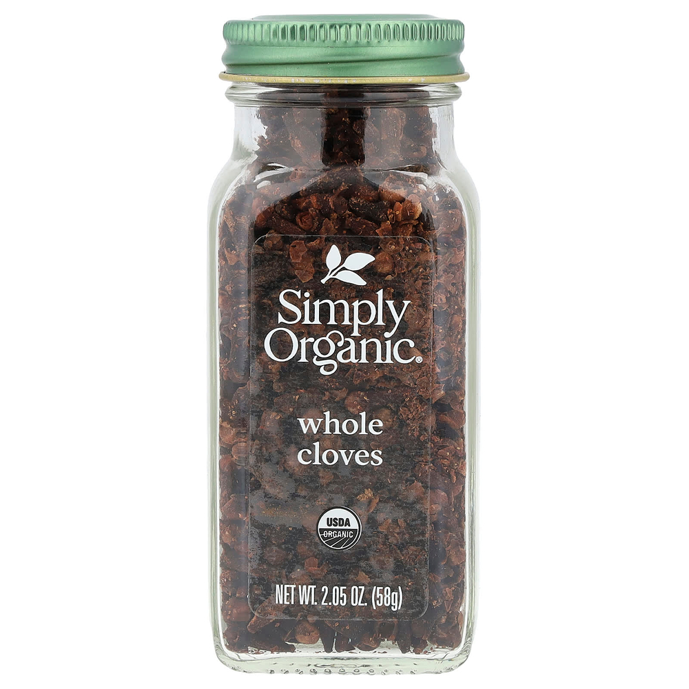 Simply Organic, Целая гвоздика, 2,05 унции (58 г)
