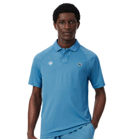 Мужское теннисное поло Lacoste Roland-Garros Edition Tennis - abyss blue