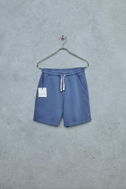 ZARA STORIESZ - ОДНОТОННЫЕ ШОРТЫ ИЗ ФУТЕРА, СТАЛЬНОЙ СИНИЙ
