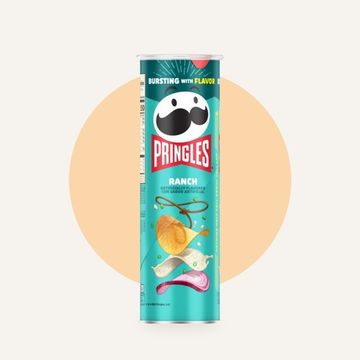 Чипсы Pringles Ranch со вкусом чесночного соуса 158 г (Германия)