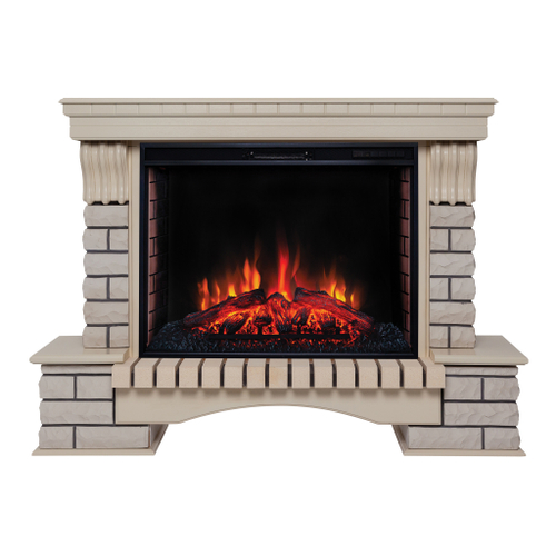 Каминокомплект Real Flame Country 33/33W WT с очагом Epsilon 33