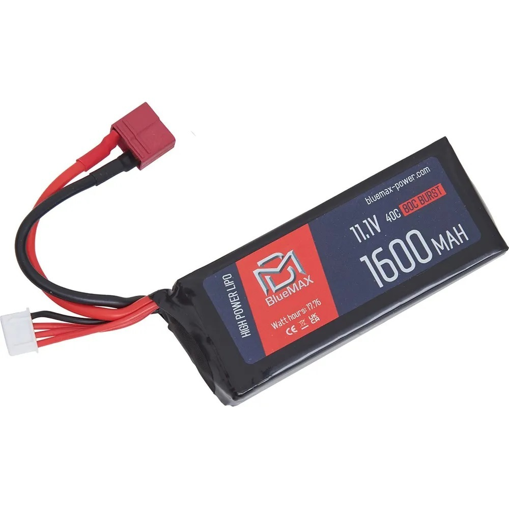Аккумулятор BlueMAX 11.1-1600mah 40C Minitype (LiPo)(Т-кон)