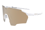 Спортивные очки HILX Gladiator (L) / Shiny White / Gold Mirror Lens