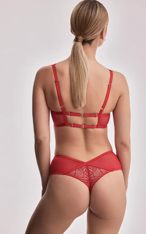 Бюстгальтер Beverly M Bralette Czerwony