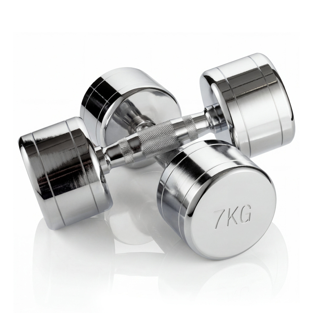 Набор гантелей хром (пары) от 1-10 кг VictoryFit VF-SET110-CR