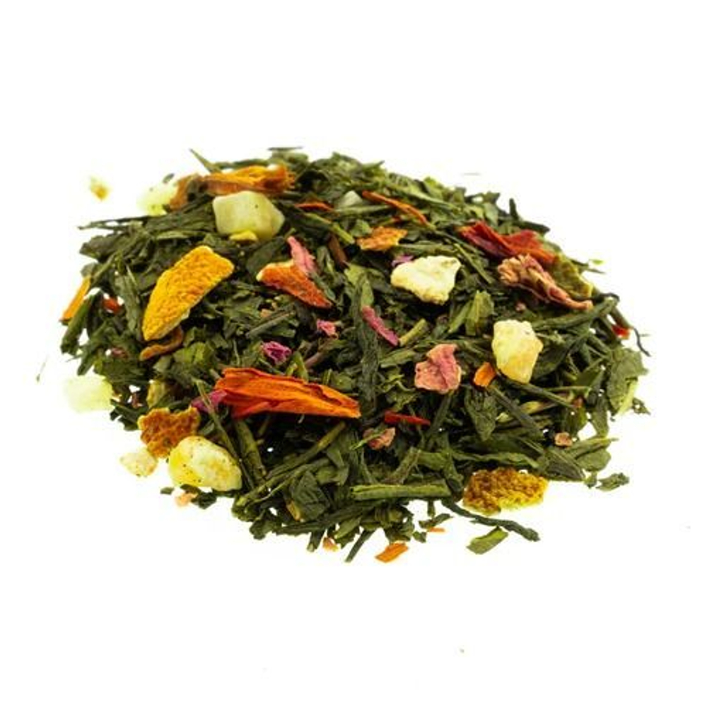 Зеленый чай FORSMAN TEA PARATIISI SENCHA с фруктами 60 г (из Финляндии)