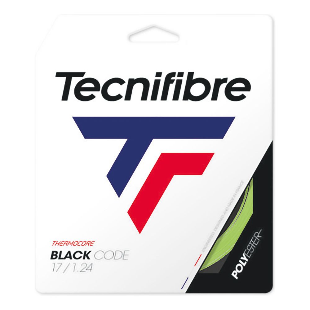 Струны теннисные Tecnifibre Black Code 12m String Set - Lime