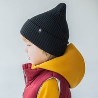 Шапка хлопковая двухслойная "Уголь"