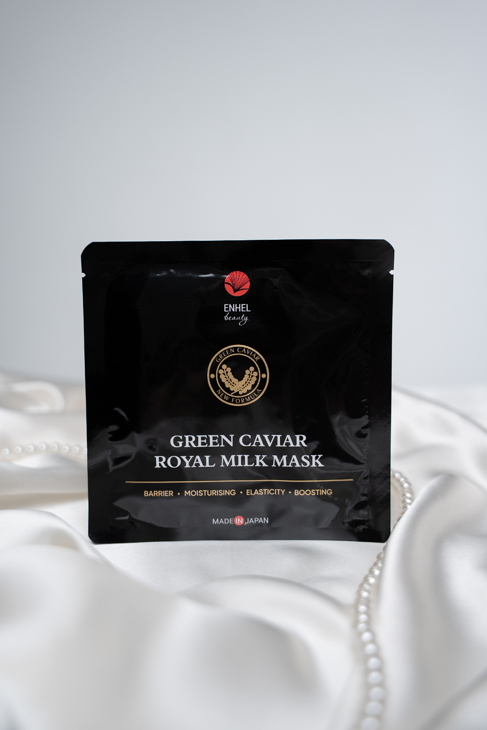 Королевская молочная маска для лица с зеленой икрой Enhel Beauty (GREEN CAVIAR ROYAL MILK MASK)