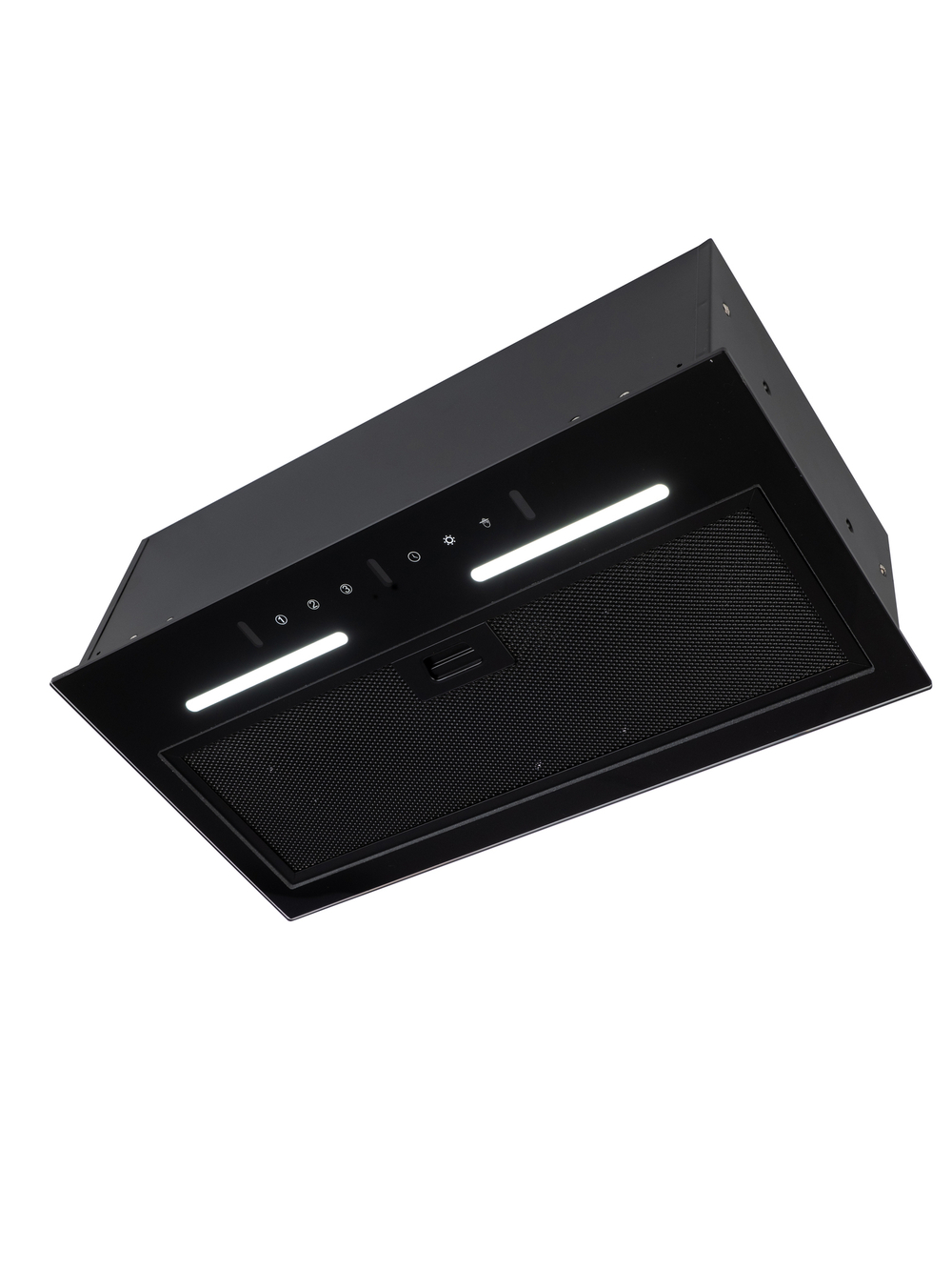 Вытяжка кухонная MACBI встраиваемая S-BOX-G55G BLACK 850м3/ч Черная (управление жестами)