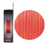 RUZZA Шнур X8 150м Fluo Orange 0,10мм 6,8кг/15lb