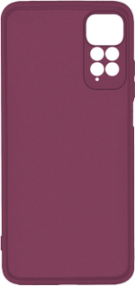 Мягкий Soft Touch чехол из силикона для XIAOMI REDMI NOTE 11 / 11S с бархатной подкладкой
