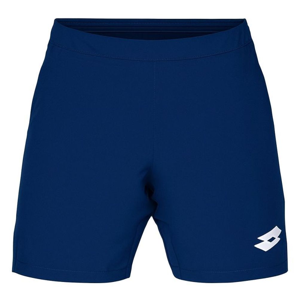 Мужские теннисные шорты Lotto Tech JR B IV D1 7" - navy blue/bright white