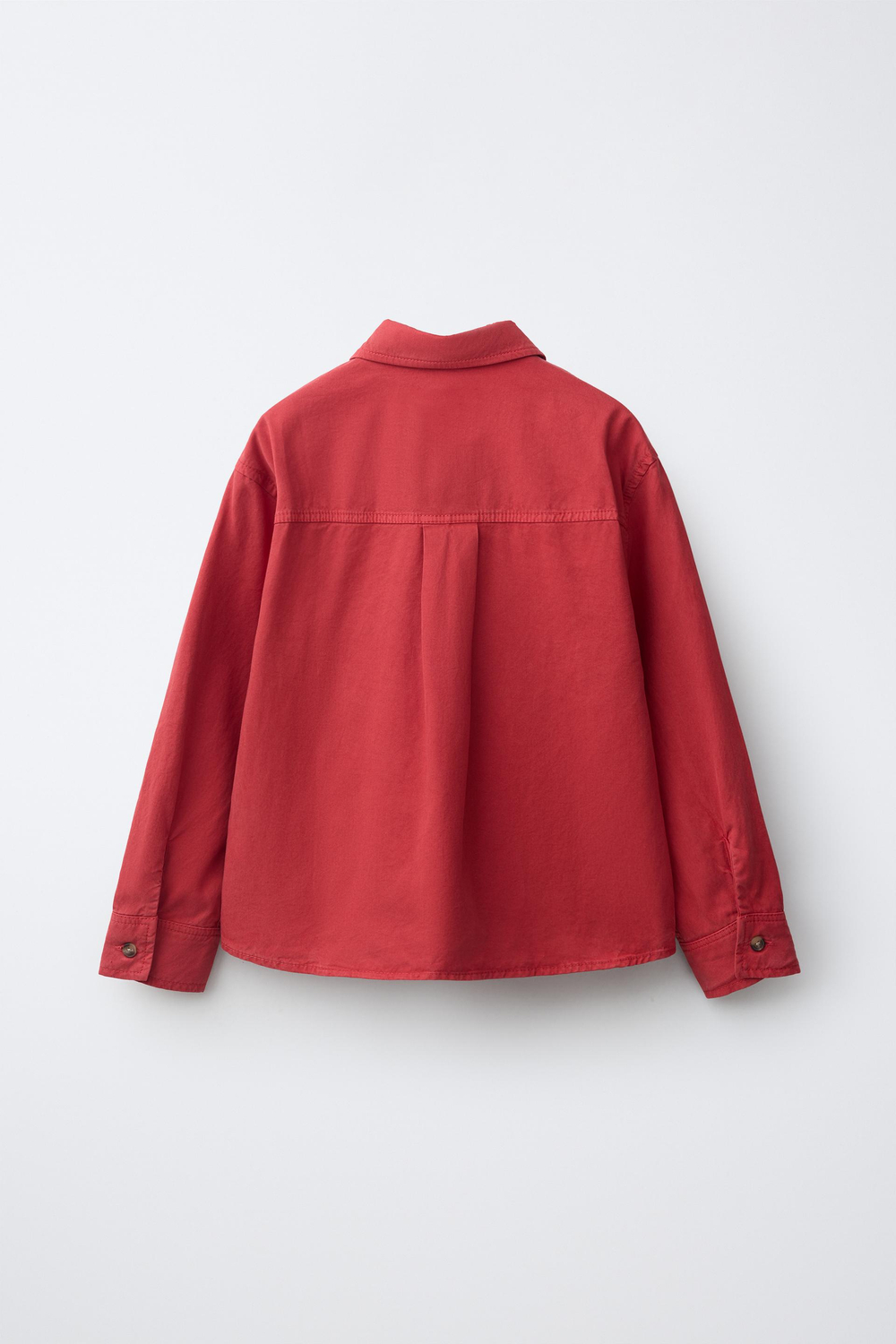 ZARA - FRUIT OF THE LOOM™ РУБАШКА С ВЫШИВКОЙ, КРАСНЫЙ