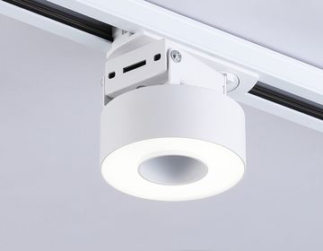 Трековый однофазный светодиодный светильник 10W 4200K 120° GL6861 WH белый Track System Ambrella