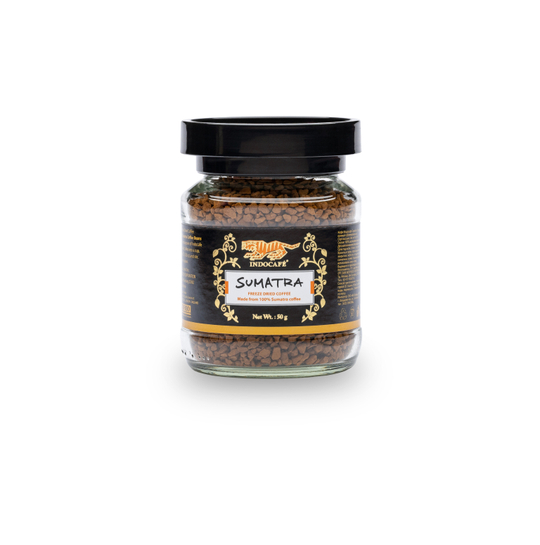 Кофе растворимый Sumatra Indocafe, стеклянная банка 50 г