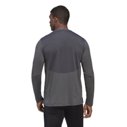 Мужское теннисное поло adidas Long Sleeve Men - Grey
