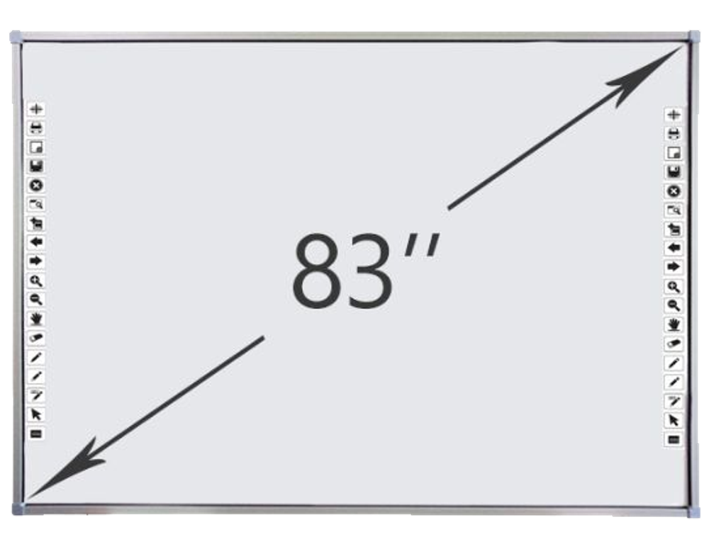 Интерактивная доска DigiTouch с диагональю 83"