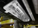 Защита днища 8мм для Chevrolet Silverado 2019+ Шевроле Сильверадо защита картера кпп двигателя бака