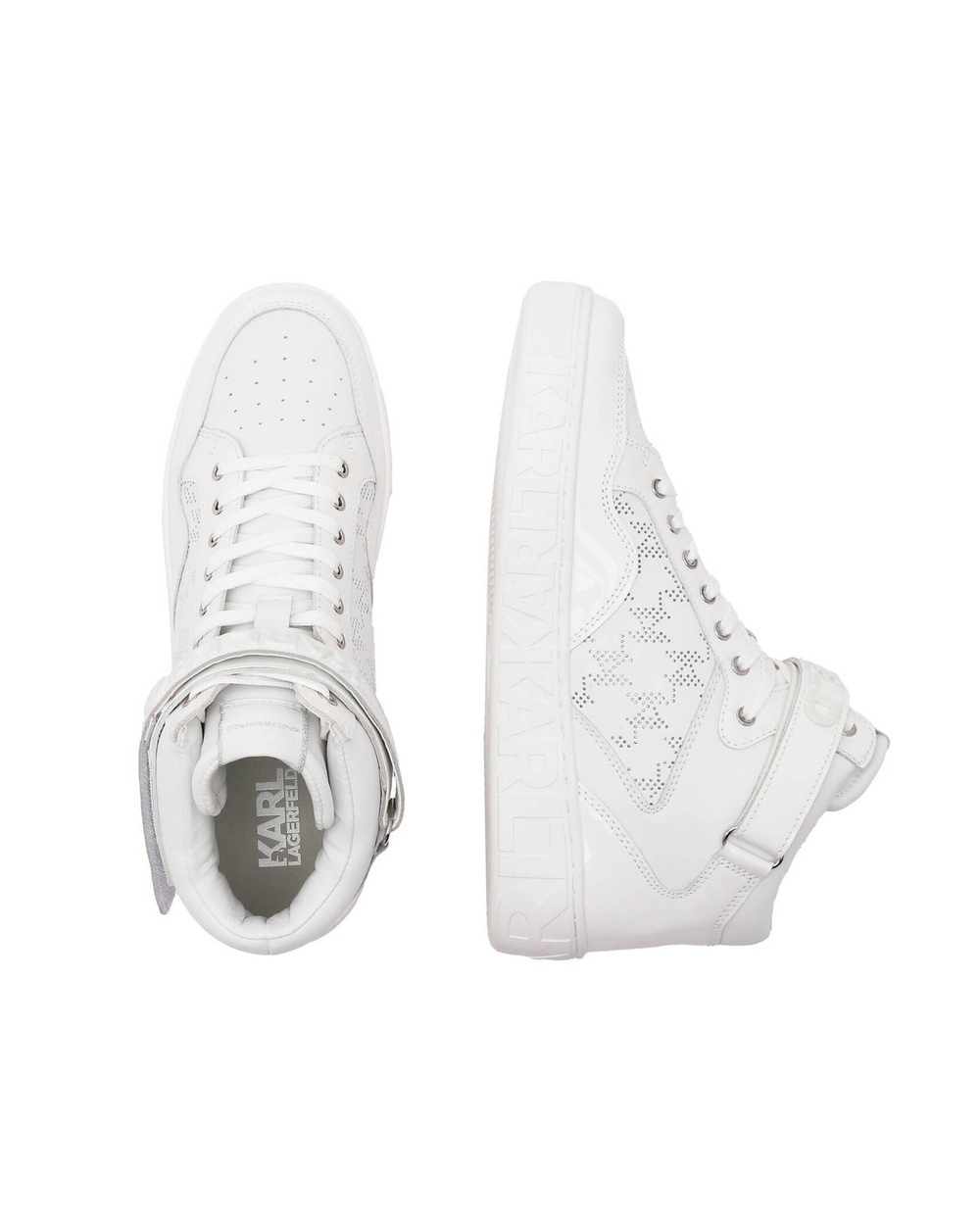 Кожаные кроссовки kupsole iii Karl Lagerfeld - белый(KL61056)