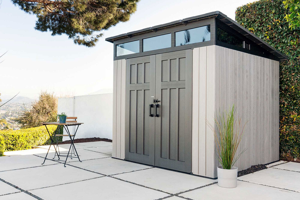 Пластиковый сарай LifeTime WoodLook 8,3x8,3
