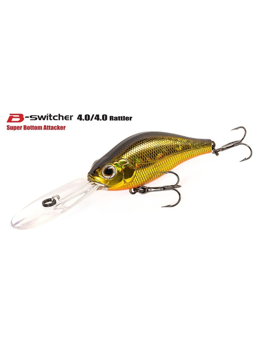 Воблер для рыбалки ZIPBAITS B-Switcher 4.0, 65мм, 13.0гр., заглубление 3.5-4.2м., цвет 107M, плавающий