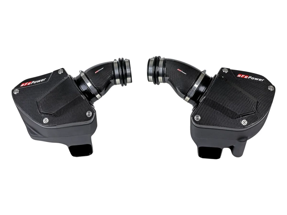 Система холодного впуска aFe Power BMW F90 M5 Black Series Carbon Fiber Cold Air Intake System - Pro DRY S Filters