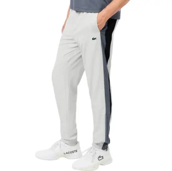 Мужские теннисные штаны Lacoste Sport Colour Block - grey/black/grey