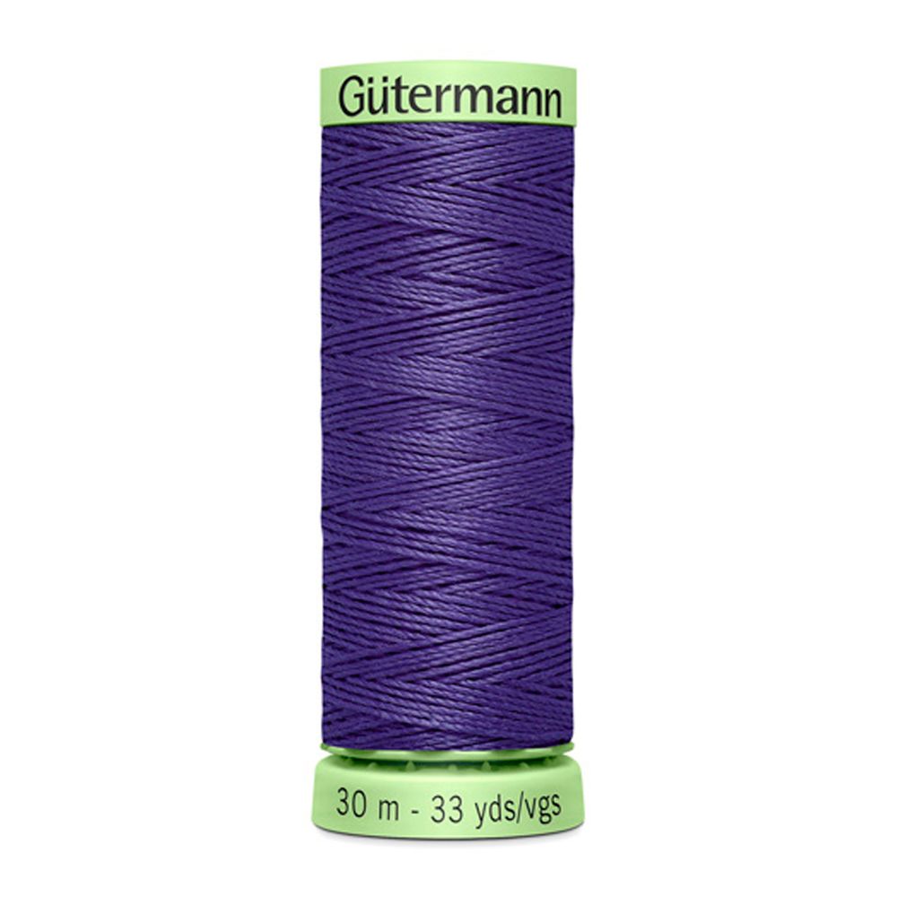 Нитки отделочные Gutermann Top Stitch 30 (30 метров), 5 кат. | 086 фиолетовый джинс