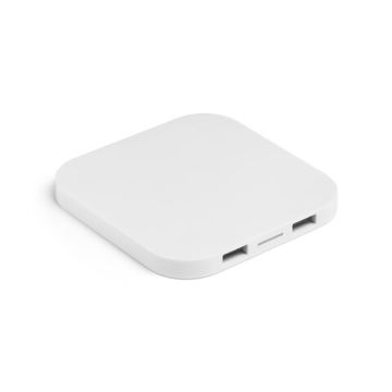 CAROLINE. Беспроводное зарядное устройство ABS и концентратор USB 2'0