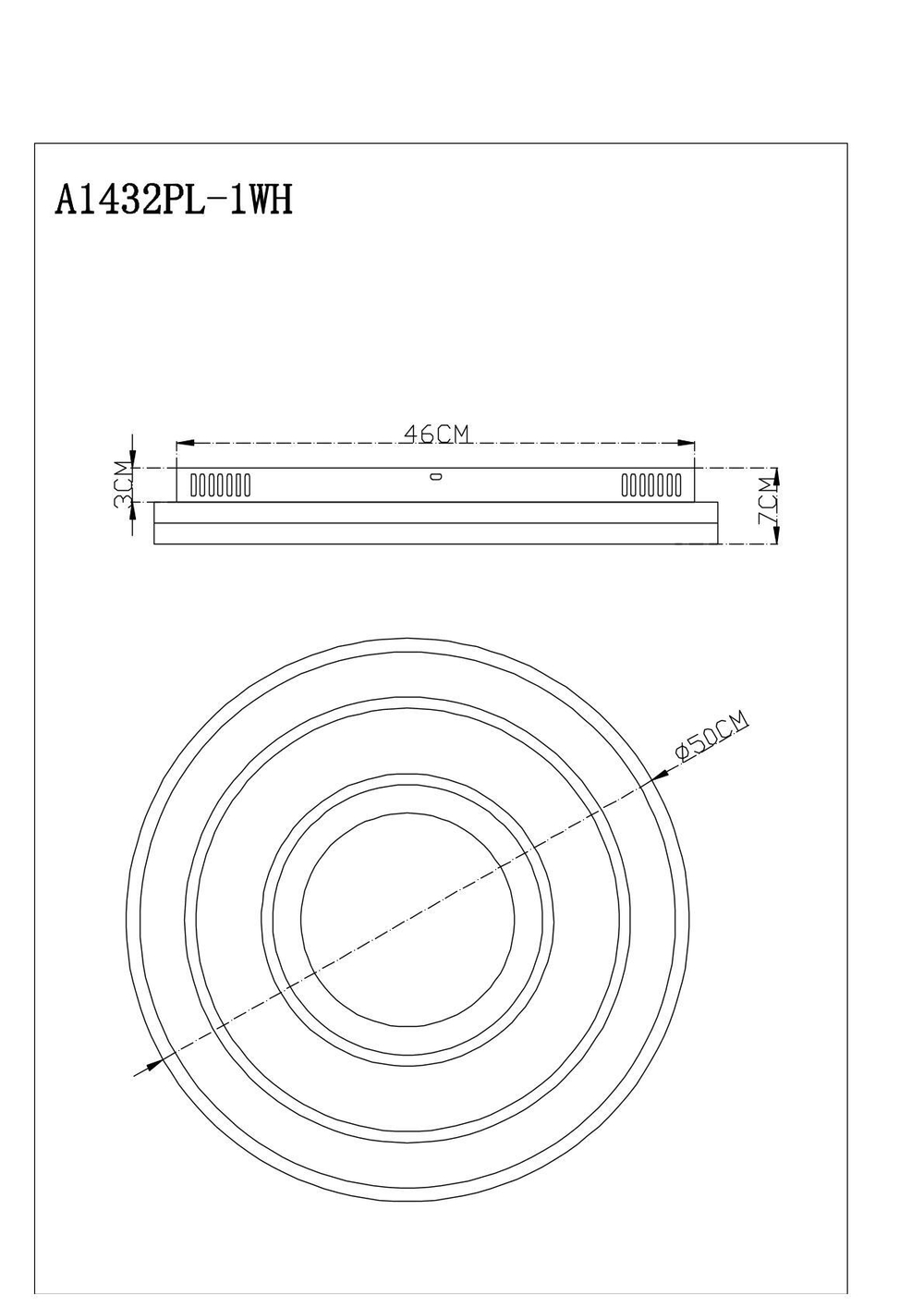 Светильник потолочный Arte Lamp Multi-Space A1432PL-1WH