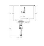 Смеситель для кухни KITCHEN 388401MCNM чёрный