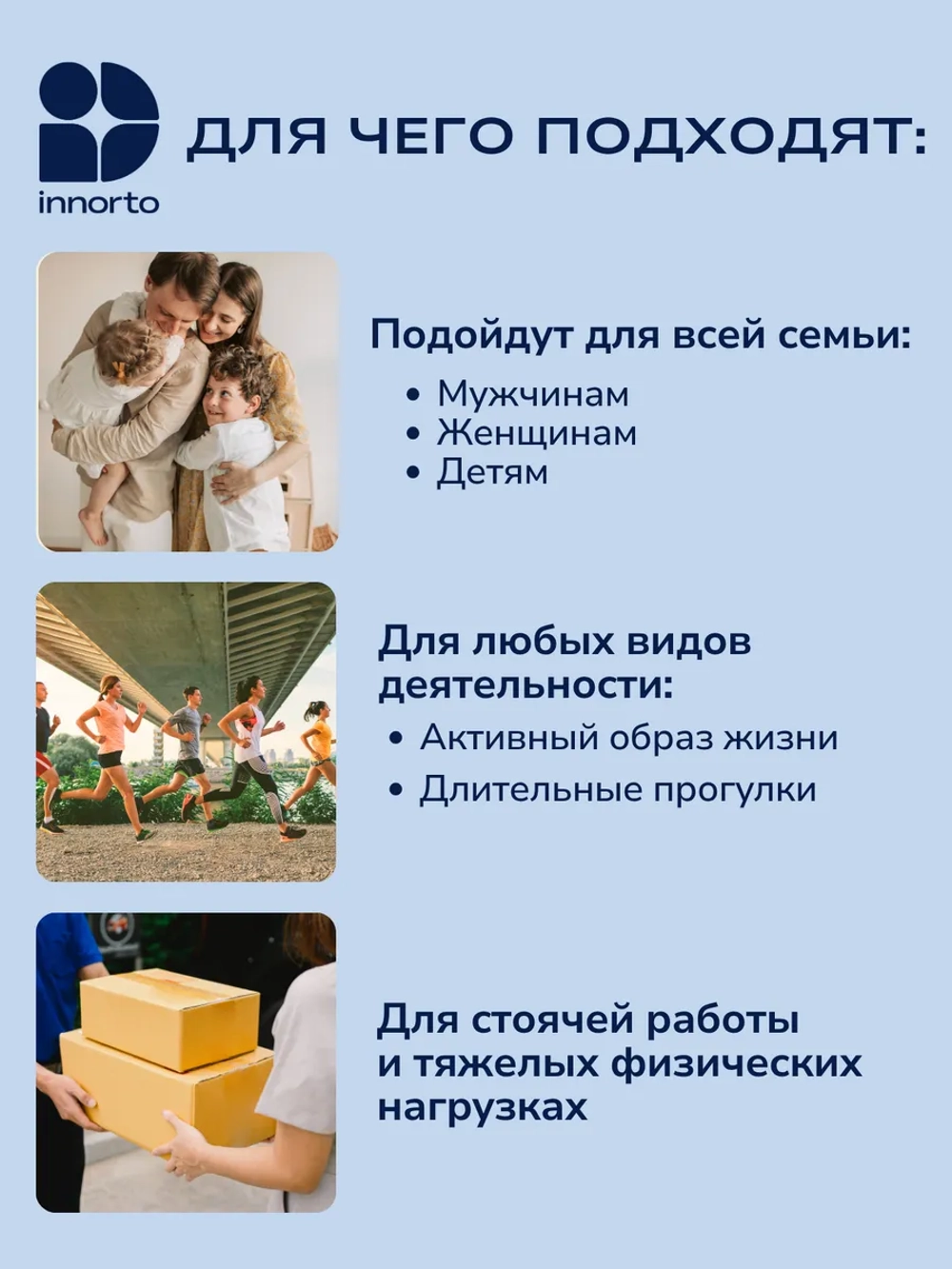 Стельки гелевые анатомические