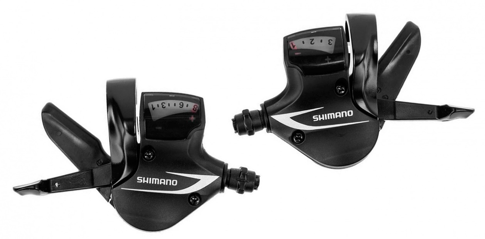 Шифтер Shimano Acera, M360, лев/пр, 3x8, тр.+оплетк