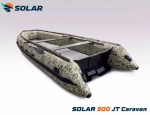 Лодка надувная моторная solar-500 caravan jet tunnel
