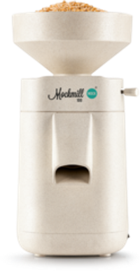Мукомолка Mockmill MM100 электрическая мини мельница с каменными жерновами для помола зерна и производства цельнозерновой муки в домашних условиях