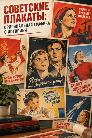 Советские плакаты: оригинальная графика с историей