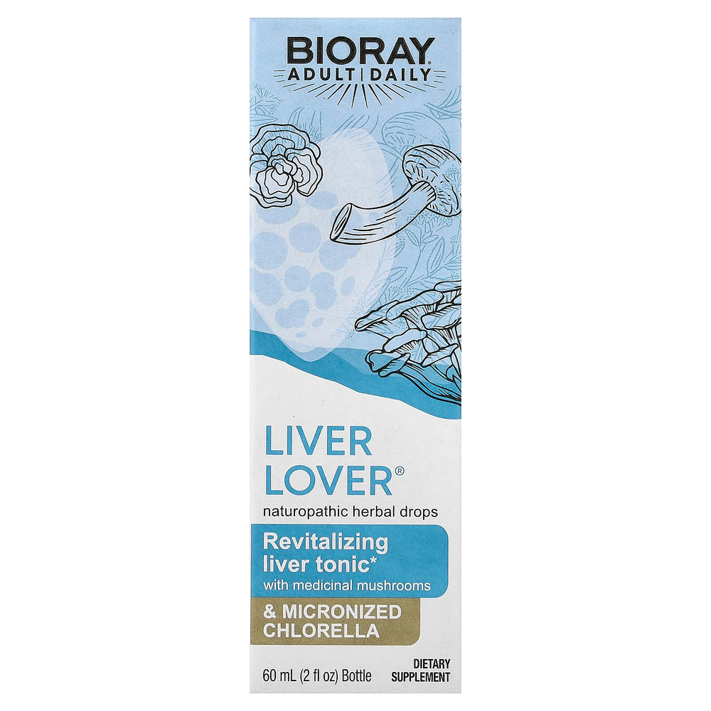 Bioray, Liver Lover®, восстанавливающий тоник для печени, 60 мл (2 жидк. унции)