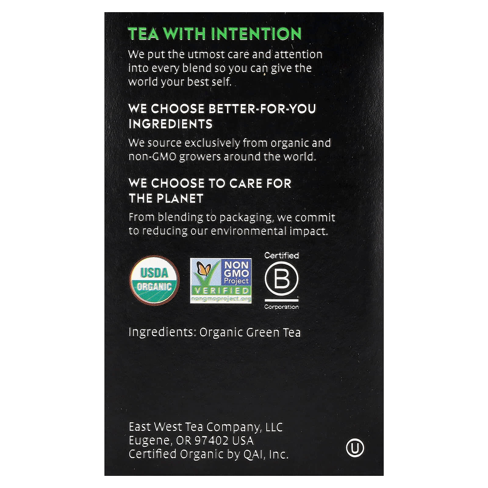 Choice Organics, зеленый чай, японский зеленый, 16 чайных пакетиков, 26 г (0,92 унции)