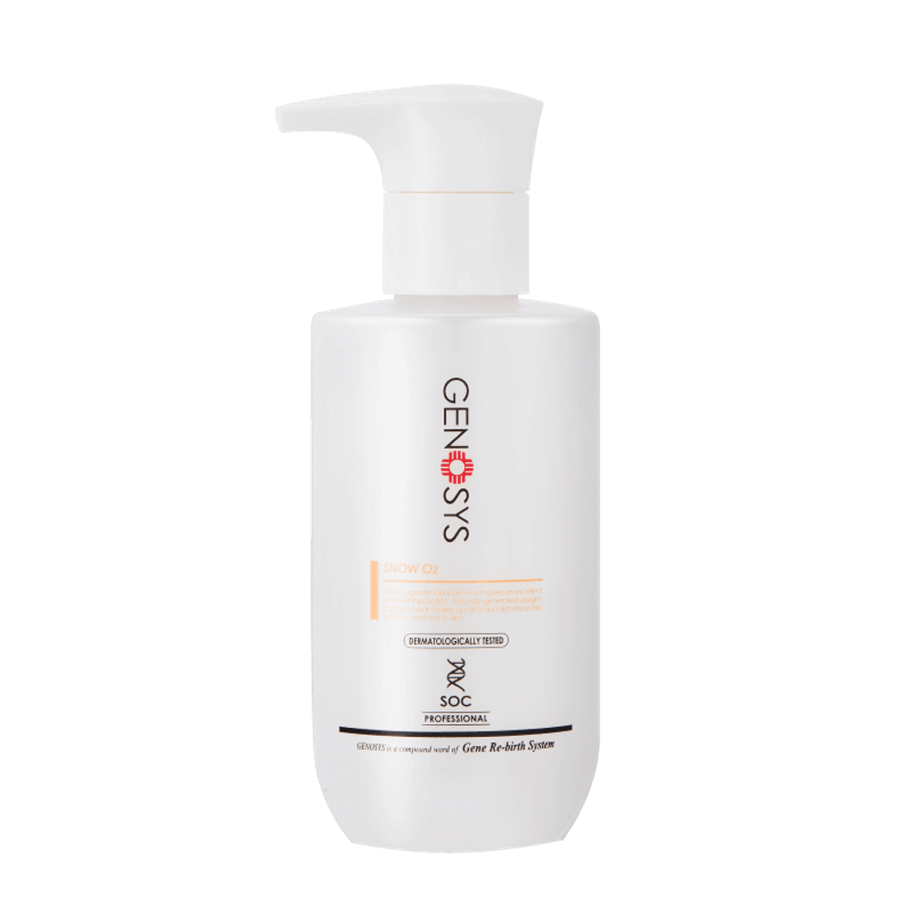 GENOSYS Snow O2 Очищающая кислородная пенка для лица 180ml