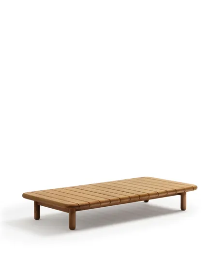Журнальный столик Turqueta из массива тика, 140x70 см
