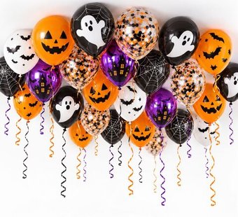 Страшные ШАРИКИ ПОД ПОТОЛОК на HALLOWEEN