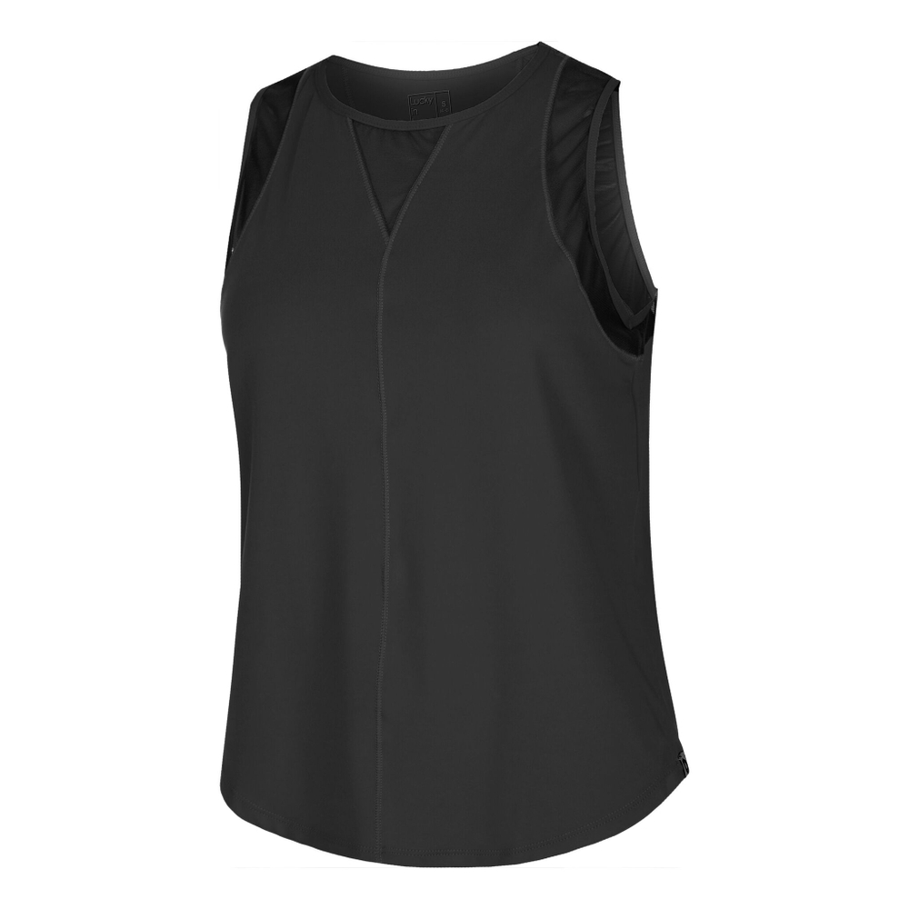 Женская теннисная майка Lucky in Love Chill Out Tank Top Women - Black