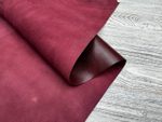 Лист натуральной козьей кожи Burgundy